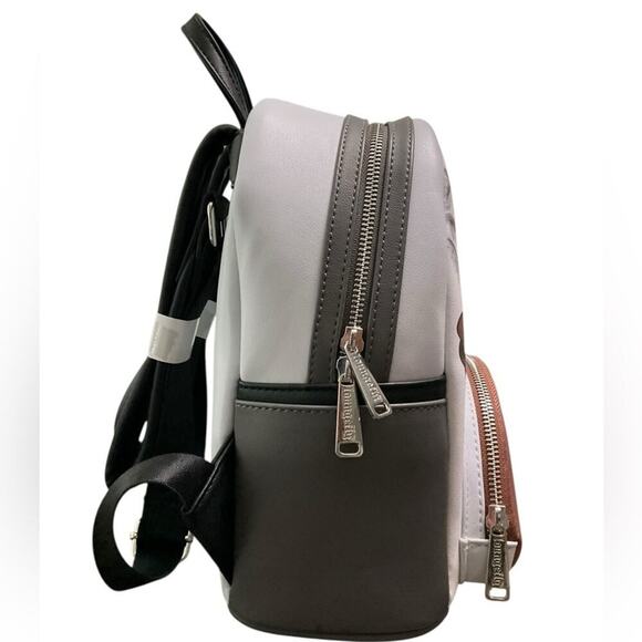 north face backpack borealis white The North Face Borealis mini backpack in white and black